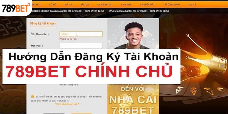 Tạo ngay tài khoản Bắn Cá 789BET cực dễ dàng trong 4 bước